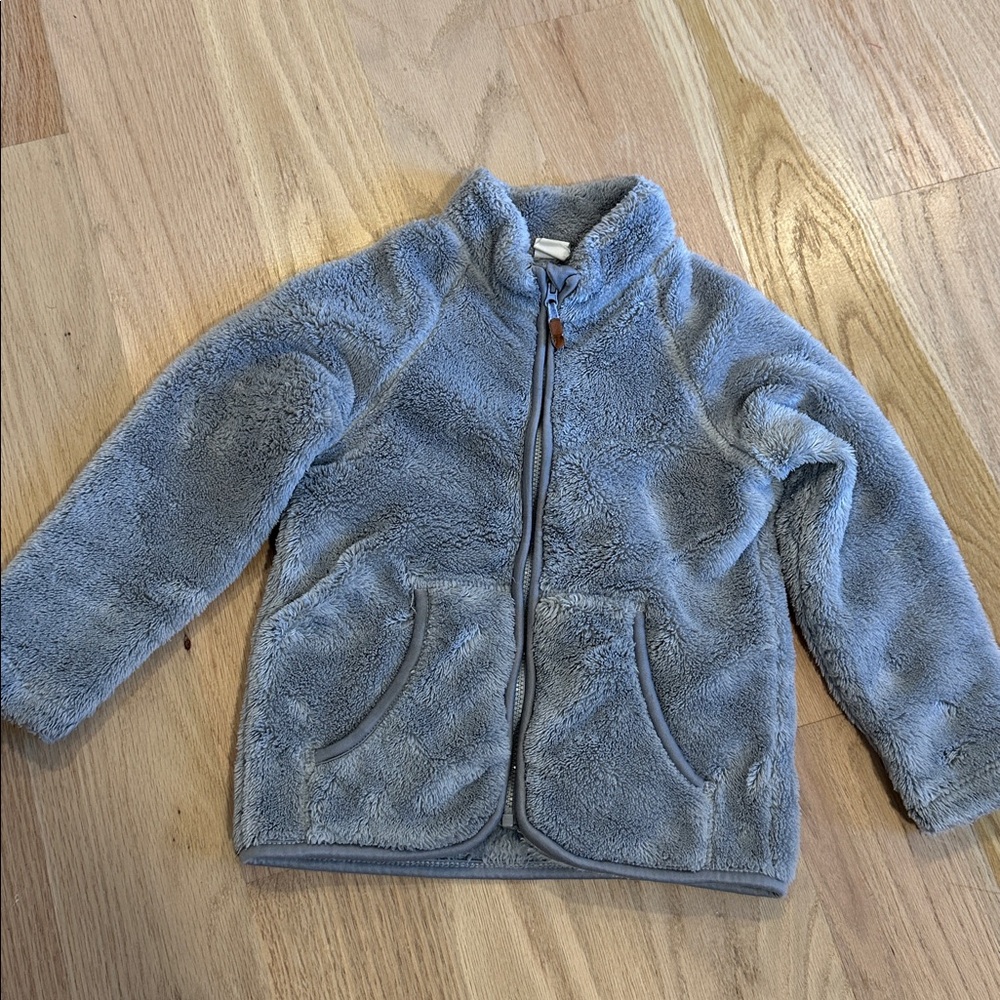 H&M Light Gray Fleece Jacket